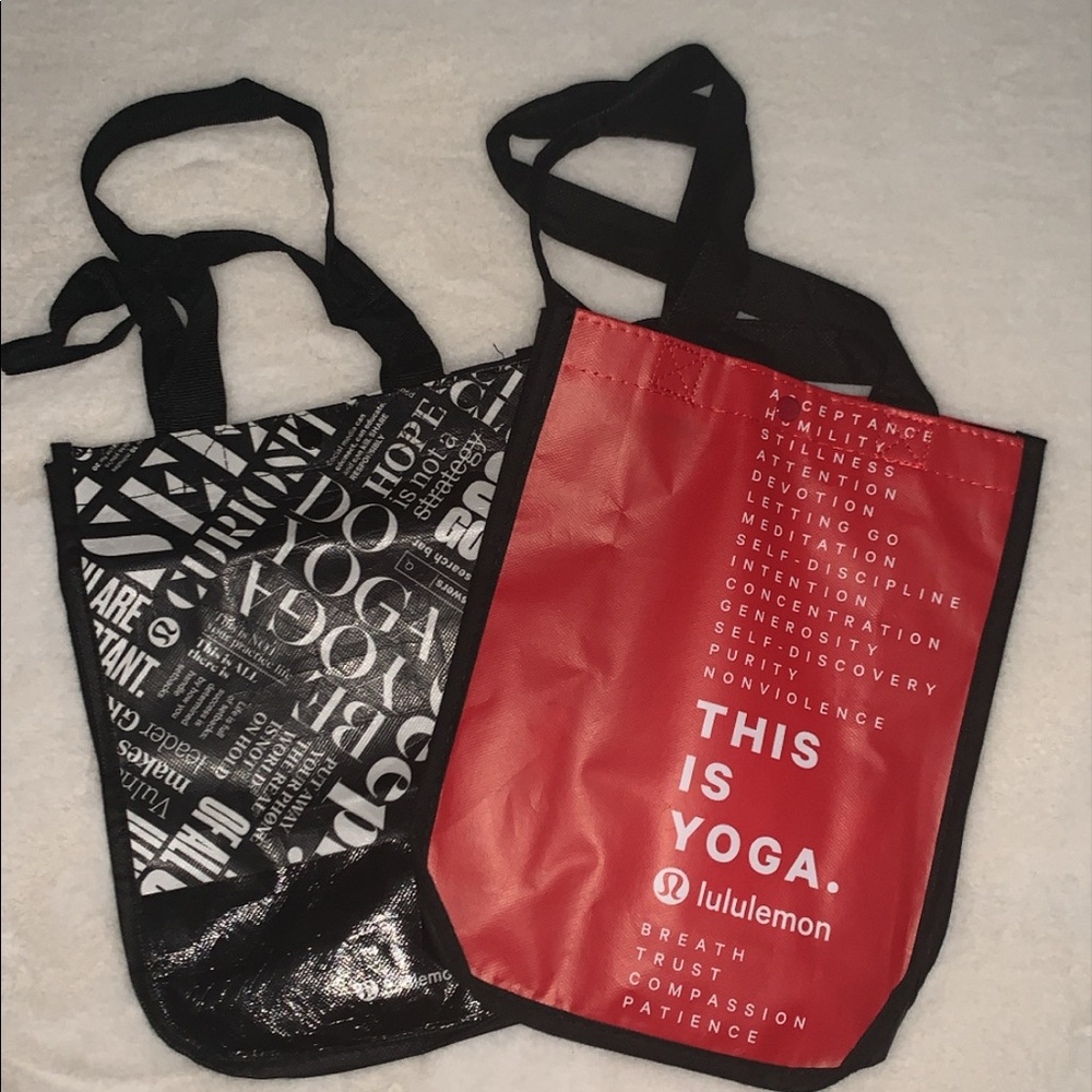 Lululemon Reusable Bags - Two new